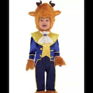 Disney Baby Beauty And The Beast Size 18-24 Months Beast Costume New